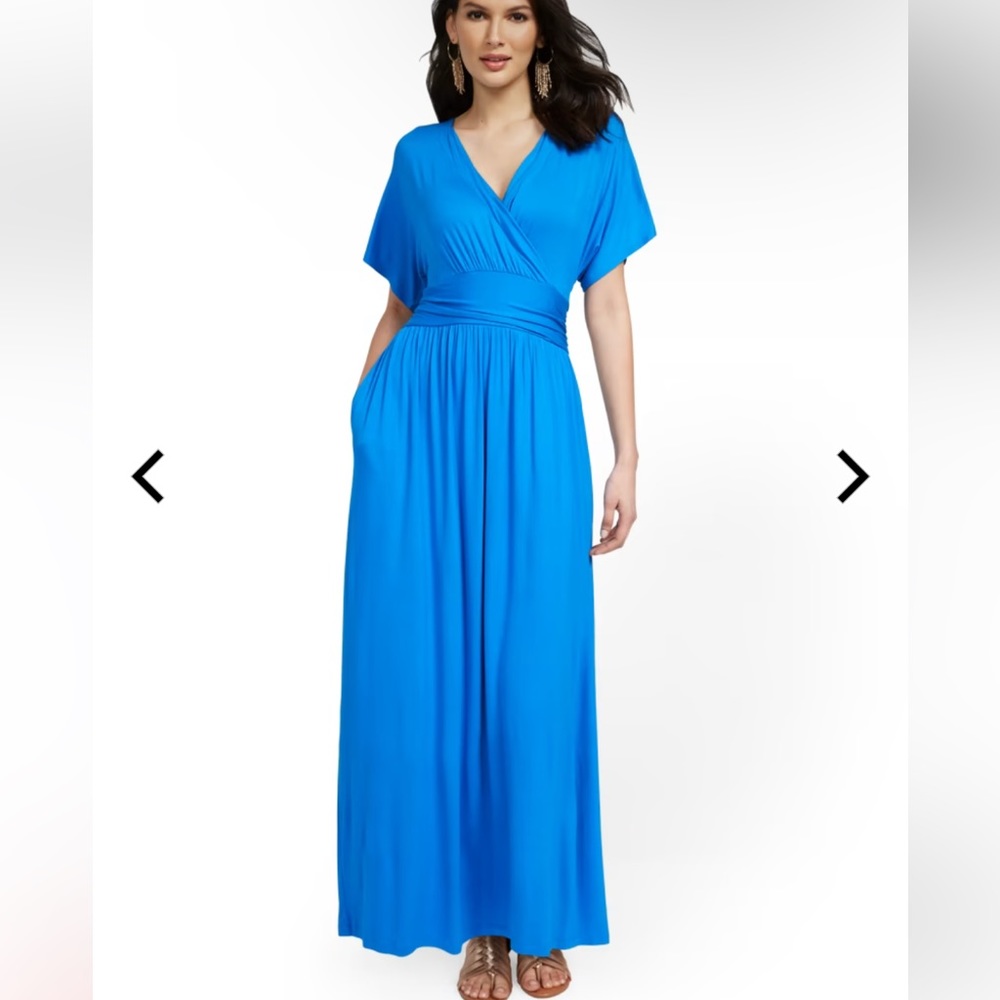 New York & Company XS Petite Maxi Dress